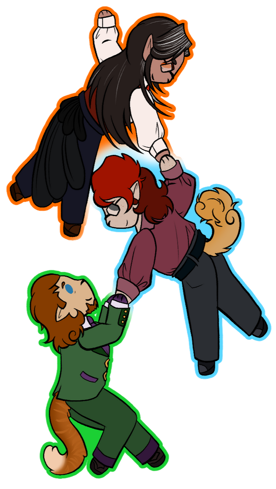 Hanging Around Chibis