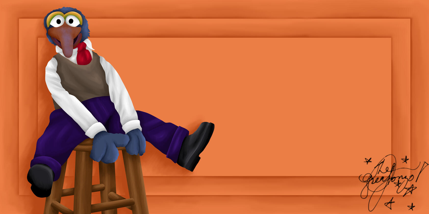 The Great Gonzo - Mock Billboard Art